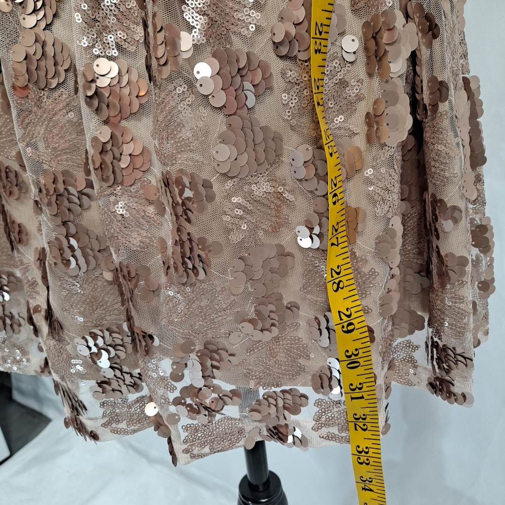 Lulu's Gold Got That Glam Sequined Dress - Picture 13 of 16